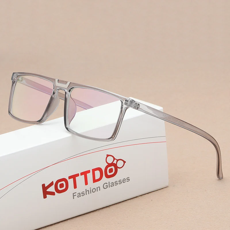 

KOTTDO Plastic Men Women Eyeglasses Clear Lens Optical Eye Glasses Frame Eyewear Spectacle Frame Feminino Oculos De Grau
