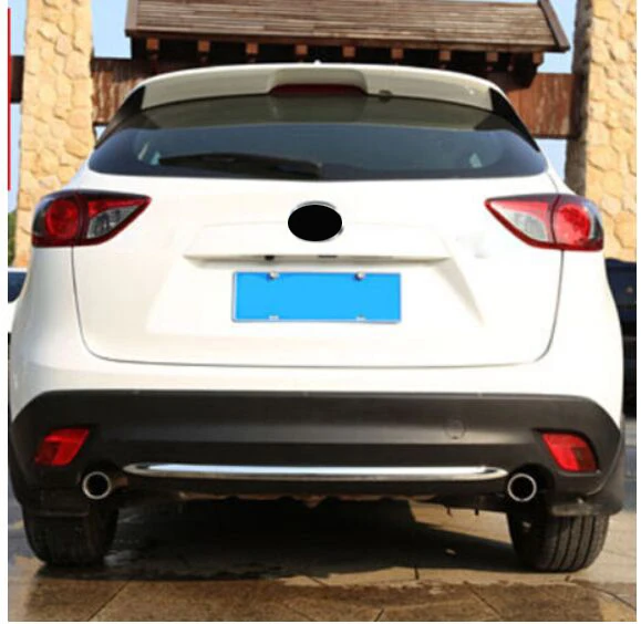 HOT Car Rear Bumper Protector trunk Lid Down trim trims Cover For Mazda