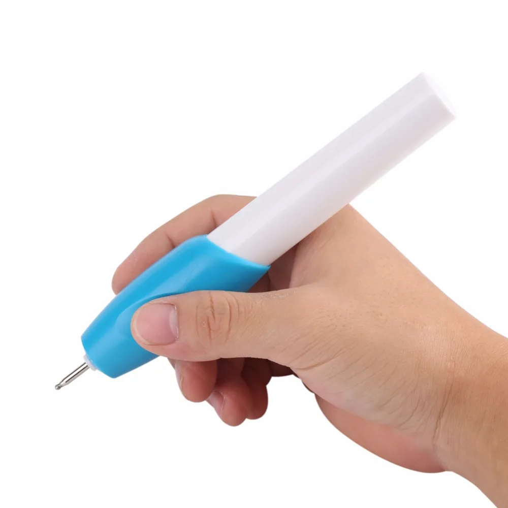 

WALFRONT Mini Electric Engraving Machine Handheld Carving Pen Glass Metal Plastic Wood Engraver Tool
