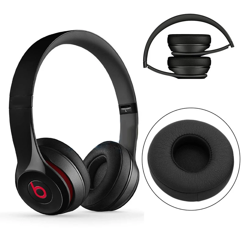 

Replacement Ear Pads Cushioned For Beats Solo2 Bluetooth Wireless Headphones Lot