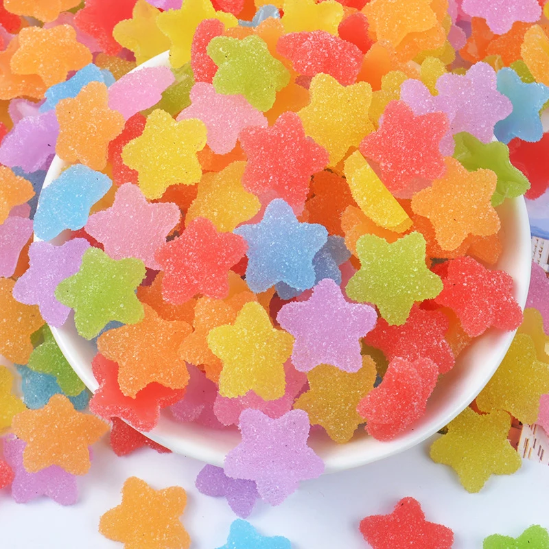 Happy Monkey 20pcs/pack Slime Supplies Toys DIY Mini Pretend Star Candy Slime Accessories Filler for Fluffy Clear Crystal Slime Happy Monkey 20pcs/pack Slime Supplies Toys DIY Mini Pretend Star Candy Slime Accessories Filler for Fluffy Clear Crystal Slime
