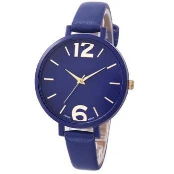 

2020 High Quality Womens Watch Women Faux Leather Analog Quartz Wrist Watch Top Gifts Dropshipping M9