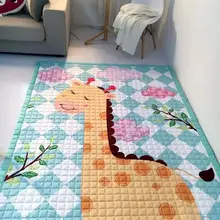 16 Тип Круглый и выпрямитель Простой корейский зоо детский хлопковый матрас для чистки ковров, для дома коврик для пикника мультфильм Йога плавающая оконная подушка