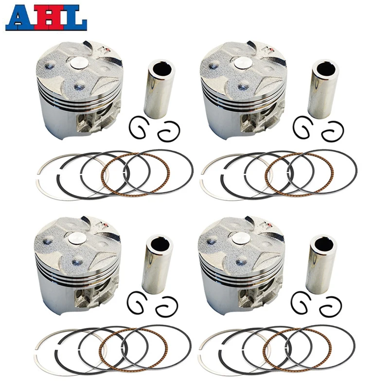 

Motorcycle Engine Parts STD +25 +50 +75 +100 Cylinder Bore Size 48.5 ~ 49.5 mm Piston & Rings For Honda CBR250 KY1 MC19 CBR19