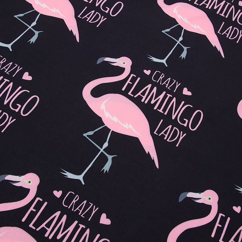 Женские платья Фламинго С буквенным принтом Crazy Flamingo летнее пляжное платье без