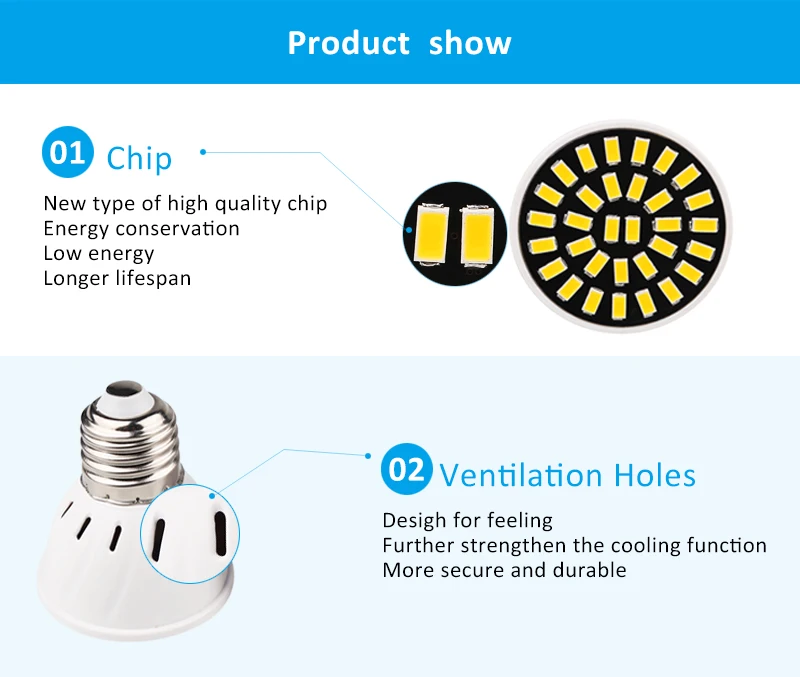 Лампада светодиодный лампы освещения пятна SMD5733 E27 MR16 GU10 8 Вт ампулы Bombillas светодиодный светильник лампа AC 220 В