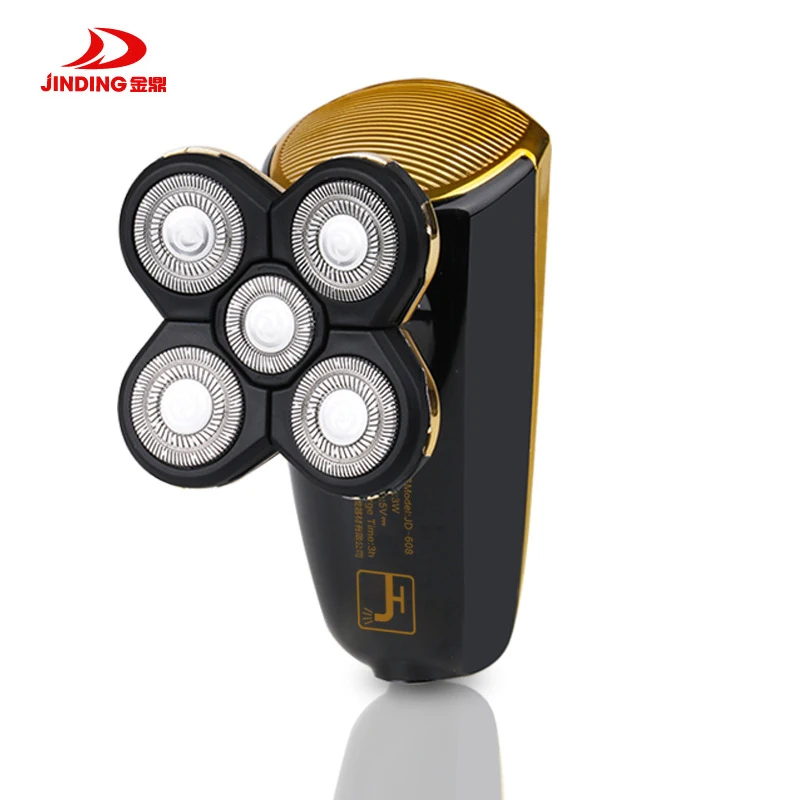 JINDING Rechargeable Electric Shaver Washable 3D Floating Shaving