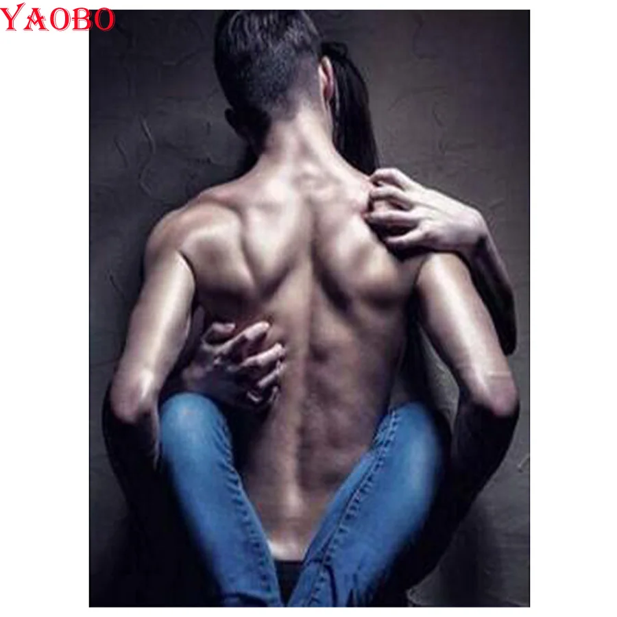 

full round square diy 5d diamond painting Sexy couple hugging painting rhinestones mosaic diamond embroidery beads Cross-Stitch