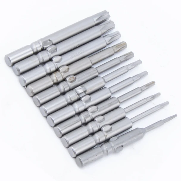 10Pcs-T5-T30-Magnetic-Torx-Screwdriver-Bits-Kit-802-6mm-Round-Shank-Electric-Driver-Bits-Hand