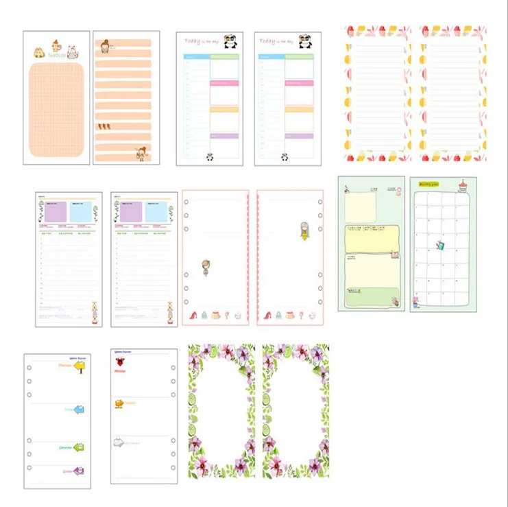 US $0.74 6% OFFSbooking Planner Organizer Refills Papers for 6 Rings Binder Laptop A5 A6, Lovable filofax papers swap.-in just Notebooks versus Business graphic regarding Cute Planner Refills titled US $0.74 6% OFFSbooking Planner Organizer Refills Papers for 6 Rings Binder Laptop A5 A6, Lovable filofax papers change.-within just Notebooks towards Office environment