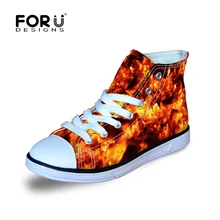 FORUDESIGNS Children’s Shoes for Kids Girls&Boys Walking Running Cycling Lace-up Canvas Shoes Kid Girl Sport Shoes 2018 Arrival