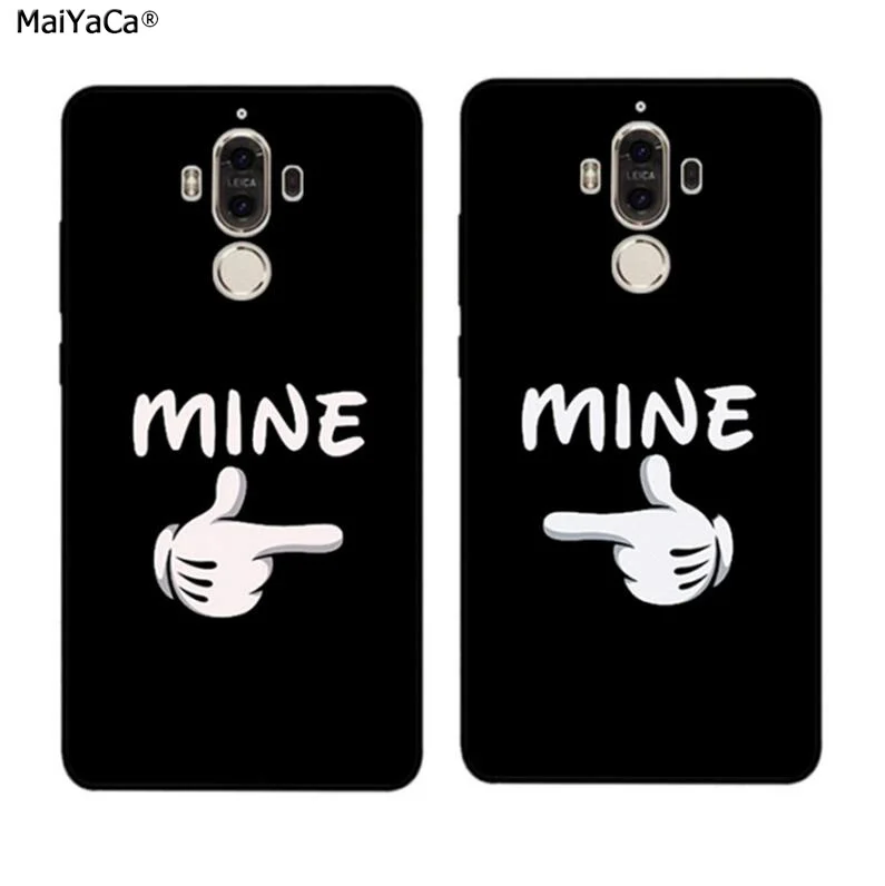 Чехол BFF с надписью you are mine для телефона Huawei P20 P30 Pro lite P10 plus P9 Mate 10 20 pro Honor view Y7 Y9 2019 |