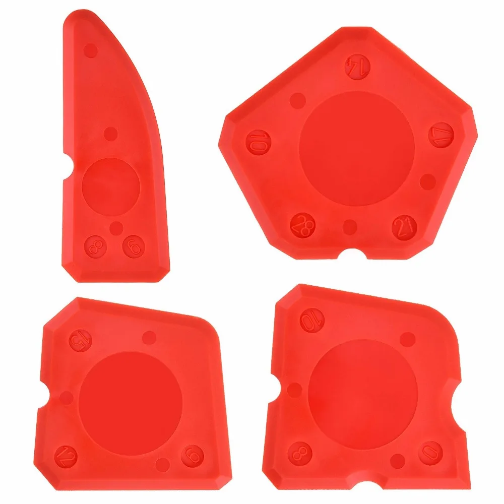 BC-P003-4PCS CAULKING TOOL SET SILICONE SCRAPER