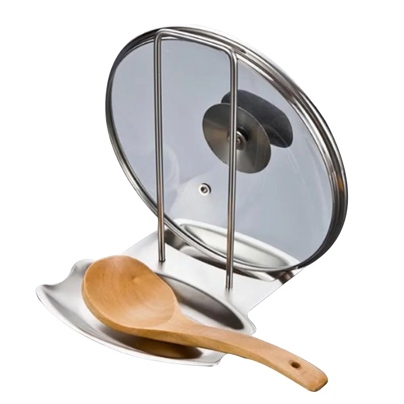 Buy Stainless steel lid holder Pot lid holder Oda stand (pot lid, bread and