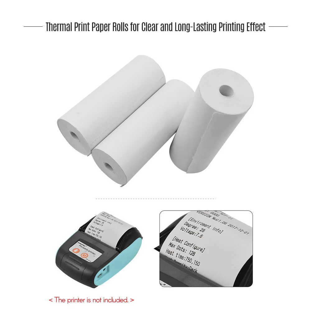 Thermal Paper Rolls 80*30mm Printer Paper Cash Register Rolls for Supermarket POS Receipt Printing 15