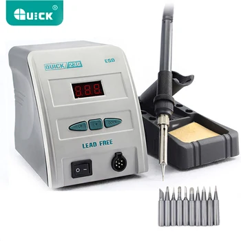 

QUICK236 High Power Welding Station Intelligent Lead-free Digital Display Antistatic High Frequency Soldering Iron