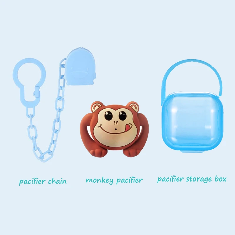 

Silicone Baby Cartoon Animal Pacifier 0-6 months Newborn Soother Infant Dummy Nipple Teat Toddler Food Grade Silicone Soothers