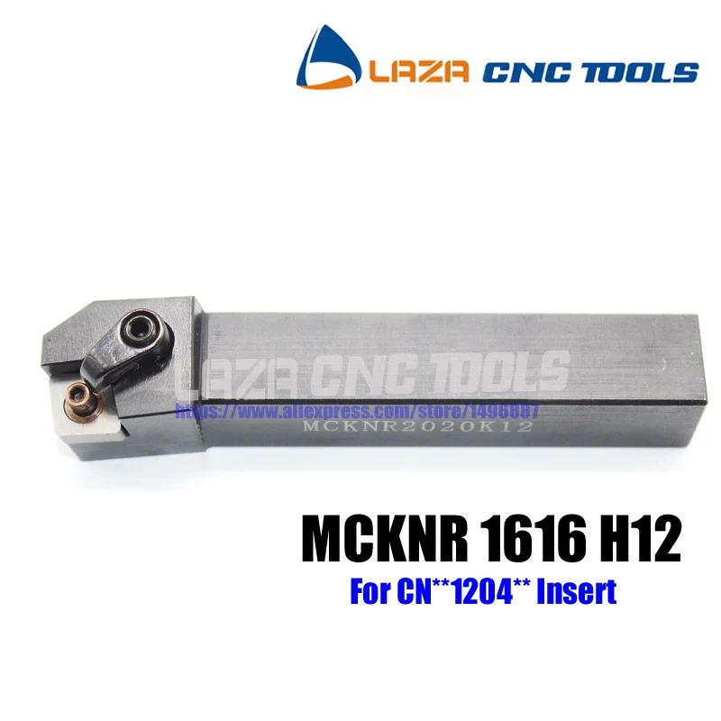 MCKNR1616H12 16×100mm CNMG1204 Inserts External Lathe Turning Tool Holders 1Pcs