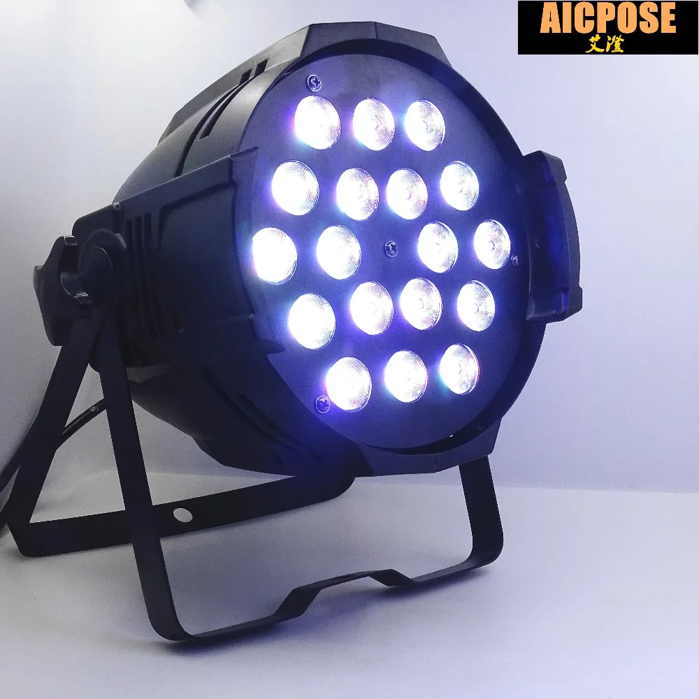Dentro e Fora 20 Unidades e lotes 18 12 w Luzes Poder Led Par 18x12 w Rgbw 4em1 Levou Par Pode Par 64 Refletor Led dj Stage Projector Luz 30 dentro e fora LED Par 18x12 W