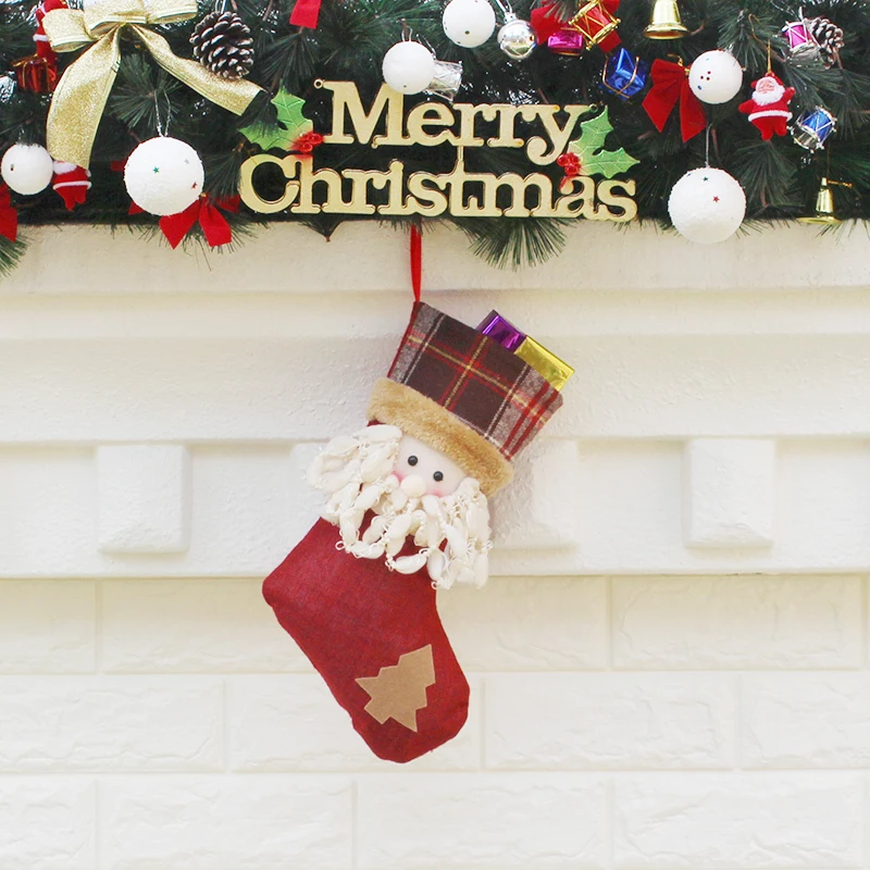new year decor christmas decorations for home 2018 santa claus sock christmas tree decorations cheap christmas ornaments snow in stockings gift holders - Cheap Christmas Decorations new year decor christmas decorations for home 2018 santa claus sock christmas tree decorations cheap christmas ornaments snow in stockings gift holders - Cheap Christmas Decorations