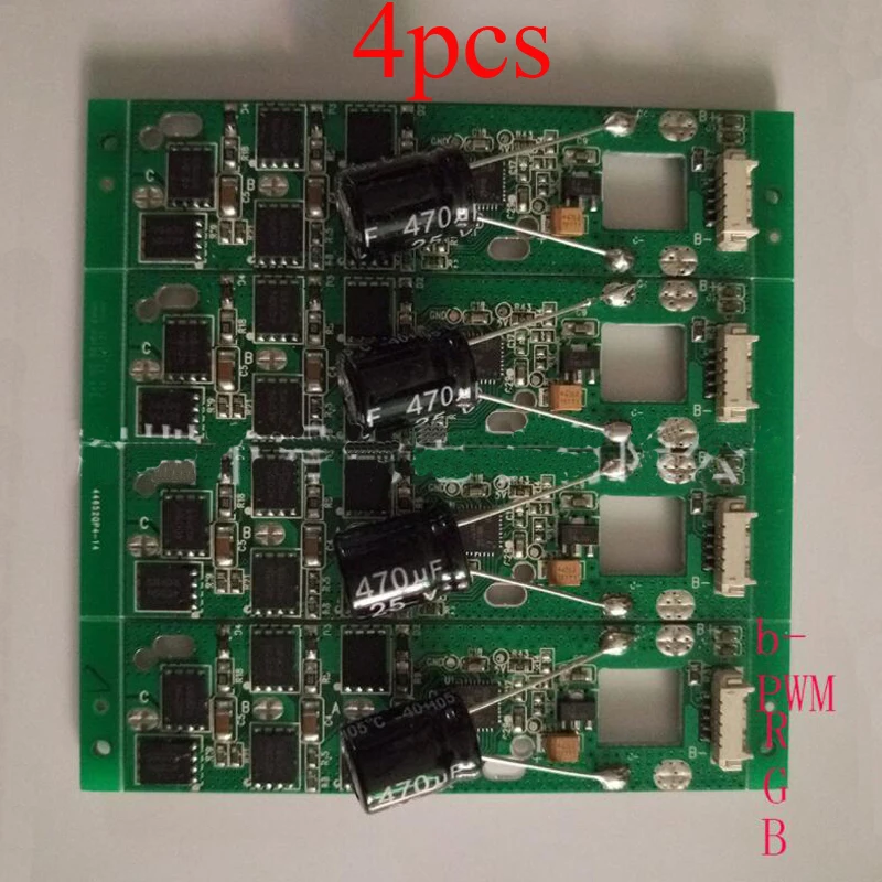 Электронный контроллер скорости 4 шт. 20A ESC 3 4S Lipo 350 500 Гц RGB цвета светодиодная