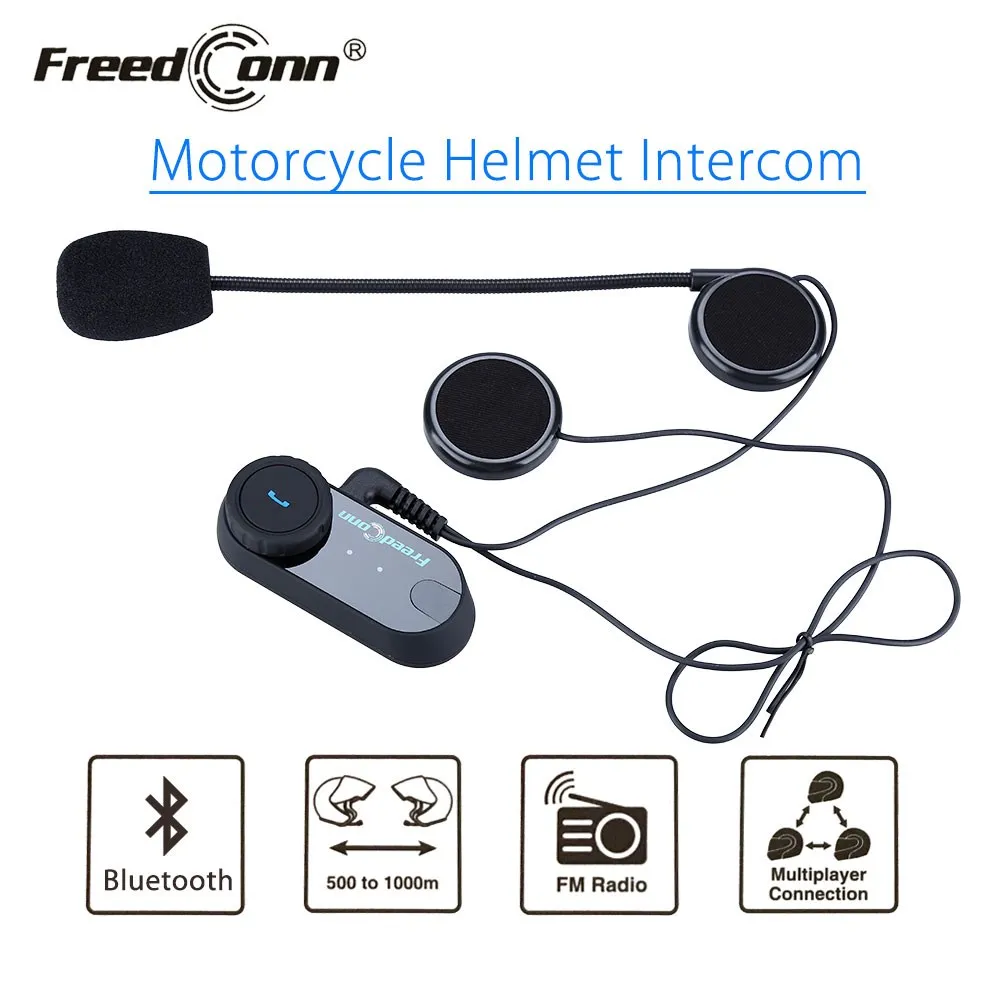 Бесплатная доставка! Новая мотогарнитура Bluetooth 1000 м интерком + динамики