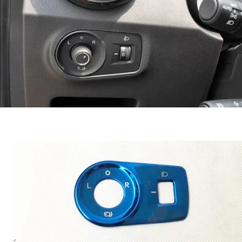 

Stainless steel Car Styling Car Headlamps Adjustment Switch Cover Trim For MG ZS 2018 accessories 1pcs