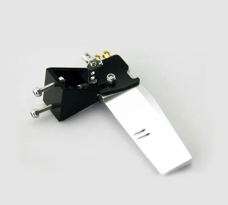 

RC Boat Center Rudder Water Cooling Rudder for 0.8m Electric Boat Model Steering Wheel Aluminum Rudder 53*96mm Spare Part