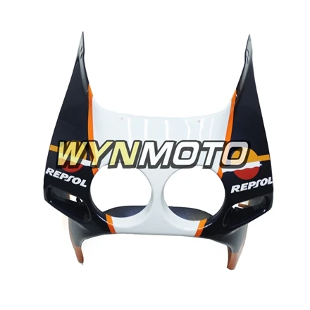 Мотоцикл впрыскивание, АБС-пластик комплект обтекателей для Honda CBR250RR MC19 1988 1989 белый светло-оранжевый, в красном цвете; новые комплекты Sportbike кузов