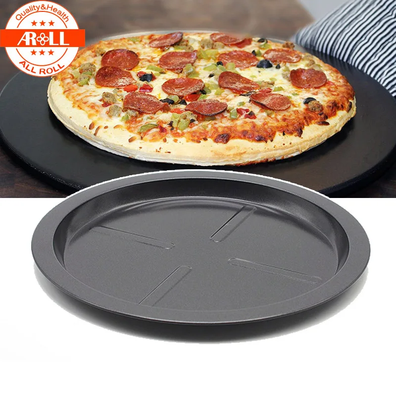 8 Inch Nonstick Pizza Pan Baking Mould Metal Pan Dish Bakeware Round