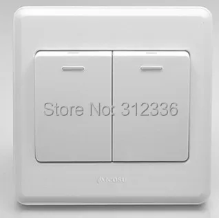 

Free shipping wall switch double on double control wall switch