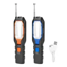 LED Work Light COB Rechargeable Bright LED Flashlight With Magnetic Base For Camping Car Repair Household Emergency Use