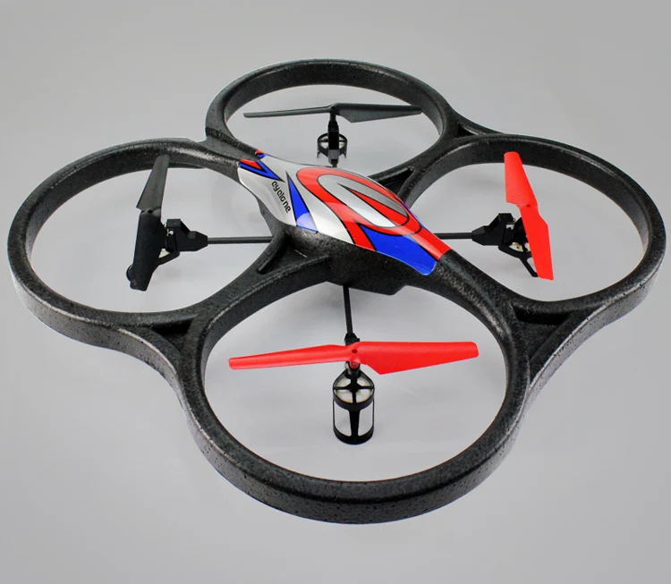 Квадрокоптер WL V262 UFO VS Parrot AR.Drone 2 4 V222 U818A с ЖК дисплеем 51 см 0 ГГц каналов 6 осевой