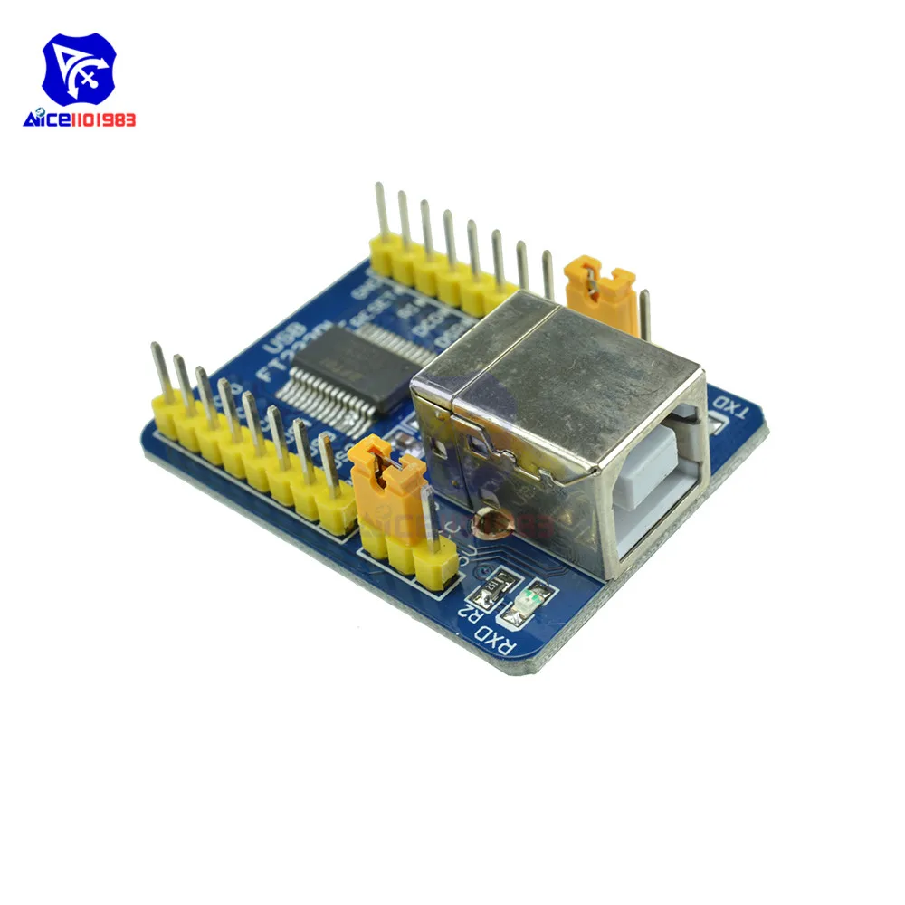 Модуль преобразователя FT232RL USB Type B в Serial/TTL для Arduino|Интегральные схемы| |