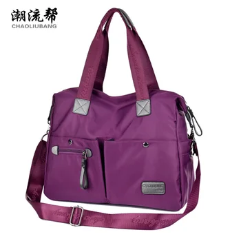 

ladies tote purple nylon crossbody bag fashion womens designer handbags luxury women shopper shoulder bag women's handbag woman