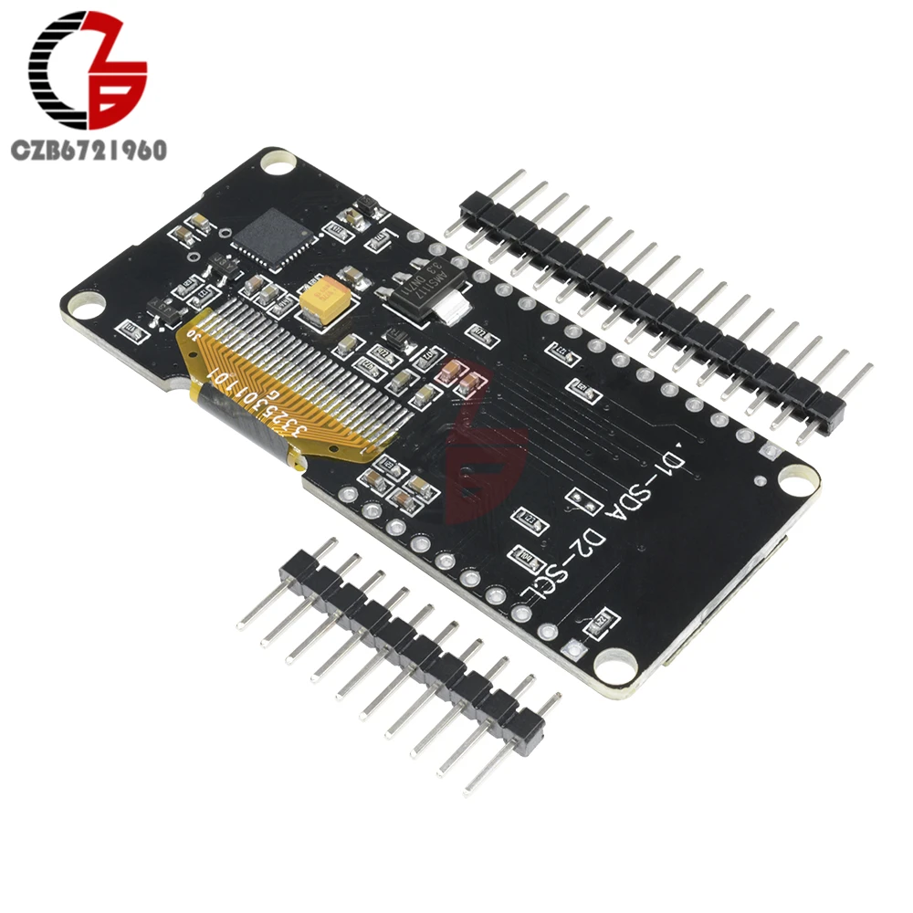 Беспроводная макетная плата Wemos ESP8266 0 96 дюйма OLED дисплей флешка ESP12F CP2102 Micro USB для