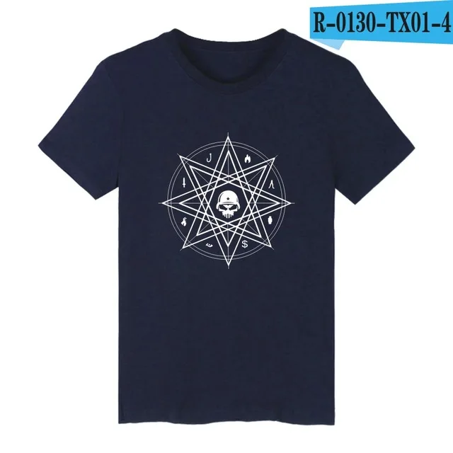 Геймер битва фронты WARFACE Футболка Мужская/Женская camisa masculina хлопок короткий рукав Футболка аниме размера плюс футболки топы - Цвет: navy blue