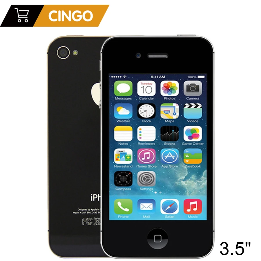 Original Unlocked Apple iphone 4S 8GB 16GB 32GB 64GB Dual core Mobile