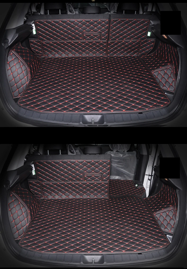 Волокна кожи багажник автомобиля коврик для mitsubishi asx Outlander Sport RVR 2010 2011 2012 2013 автомобильные аксессуары