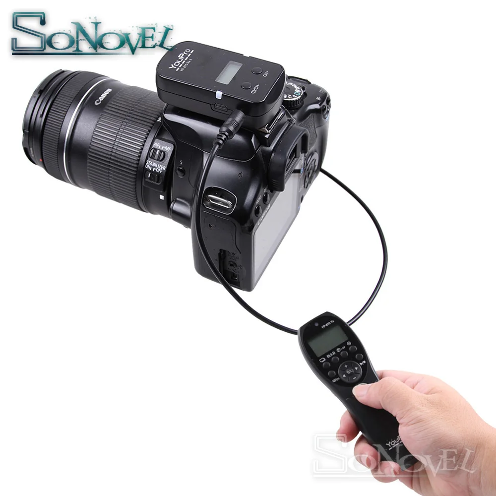 Беспроводной Таймер с ЖК дисплеем 2 4 ГГц спуск затвора для Canon PowerShot SX50 SX60 HS G1 X Mark II