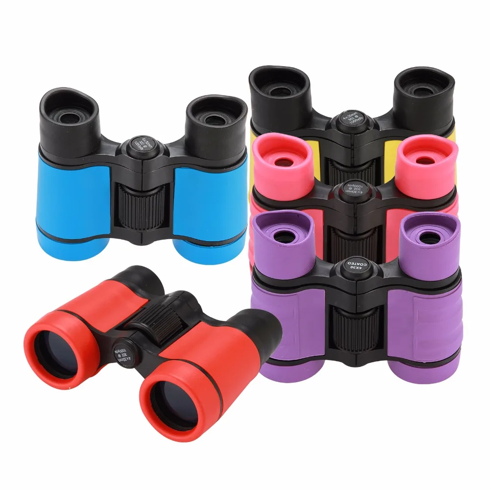 

4x30 Plastic Children Binoculars Pocket Size Telescope Maginification Outdoor Camping Tools Bird Watching Kids Games Scope Gifts