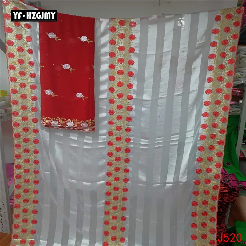YF HZGJMY Bazin Riche Getzner 2019 розовое нигерийское вышитое свадебное платье из хлопка