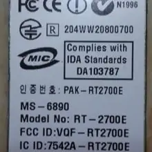 Ralink RT2700E 300 Мбит/с 802.11b/g/n Мини PCI-Express Wlan Беспроводная Wifi карта