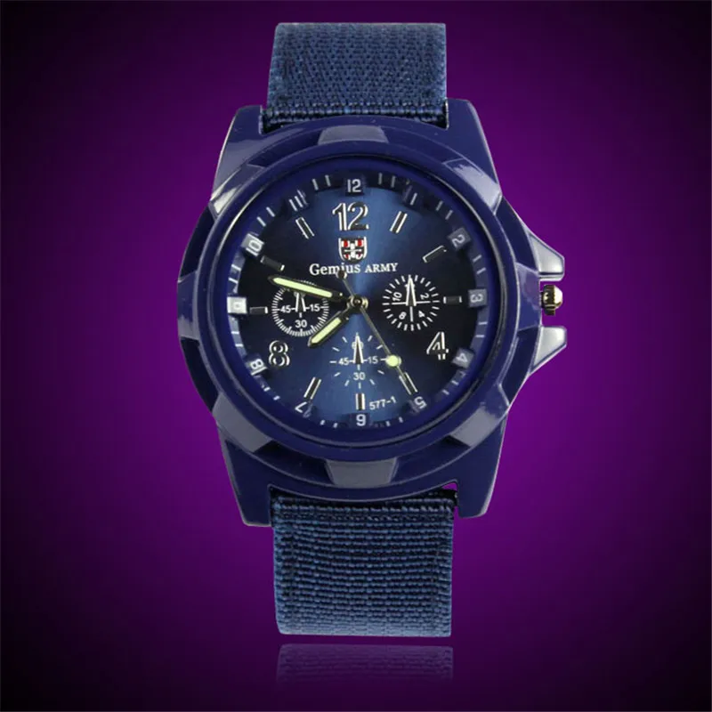 

Curren watches men Men Officer Fabric Band Watch Fashion Gemius Army Racing Force Military Sport May.11