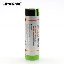6 pcs. New liitokala original 18650 ncr18650b 3400 mAh lithium rechargeable battery