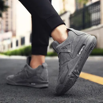 

Winter Retro Leather Men's Shoes Fashion Trend New Hard-Wearing Sports Casual Running Shoes Large Size 39-45 Shoes Male