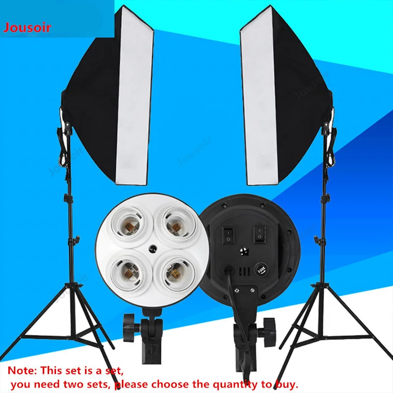 

Photographic studio four lights double light photographic equipment set soft light cover light box CD05 T07