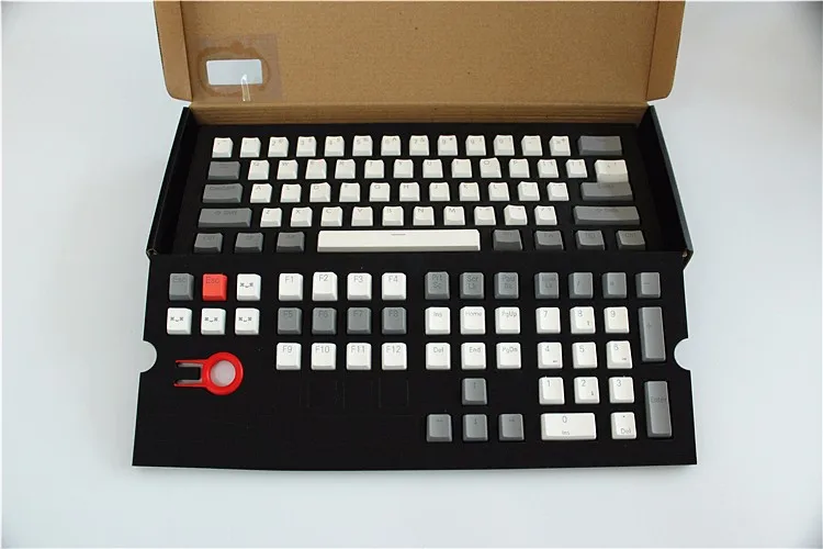 MP Cherry MX switch 108/87 клавиш PBT Keycap с подсветкой двойная съемка белая и серая Ретро клавиатура для механической игровой клавиатуры