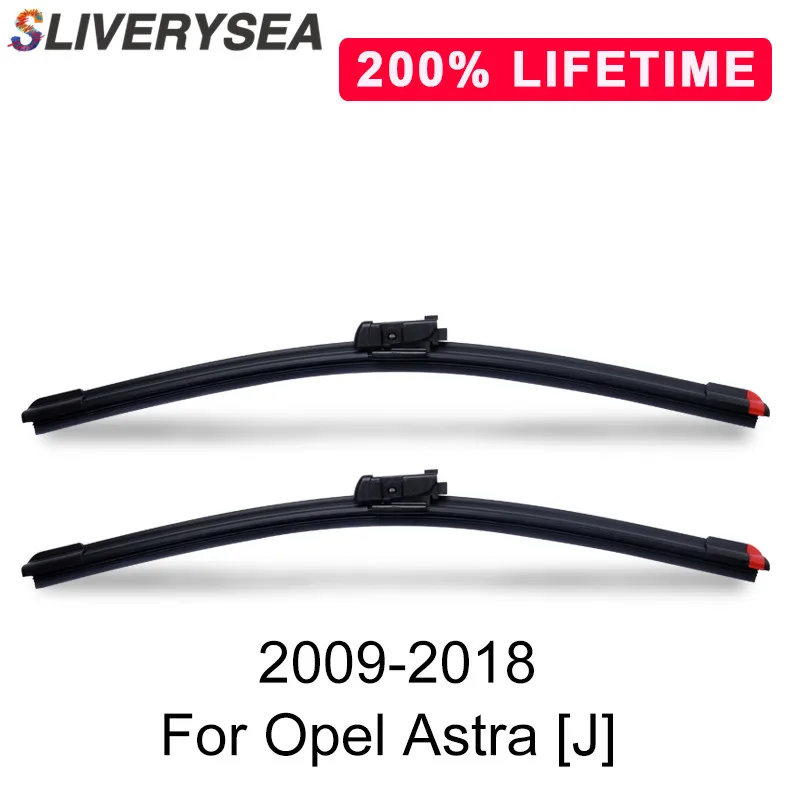 

SLIVERYSEA Replace Wiper Refill Windscreen Wiper Blades for Opel Astra J 27"&25" 2009-2018 Windshield Rubber Replacement Wiper