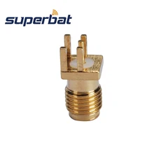 Superbat 10 шт. sma-разъем РФ конец launch Jack принимающий pcb-разъем. 062 ''(1,57 мм) короткая версия